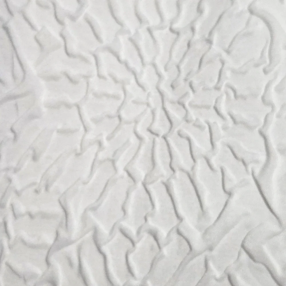 DKNY Floral Silhouette Microsculpt Fabric Shower Curtain White Blue 72x72inch